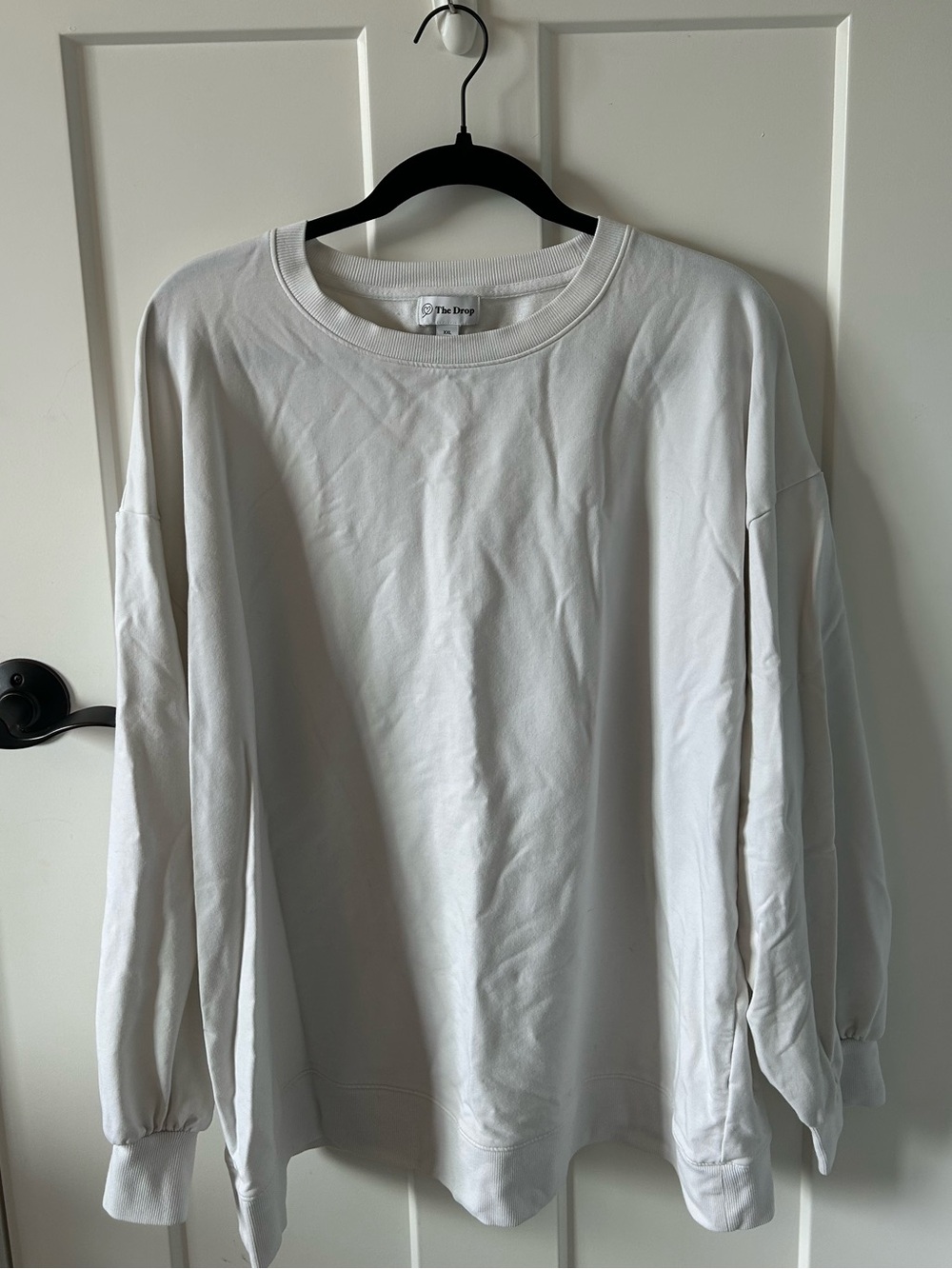 Women’s White Crewneck Sweater
